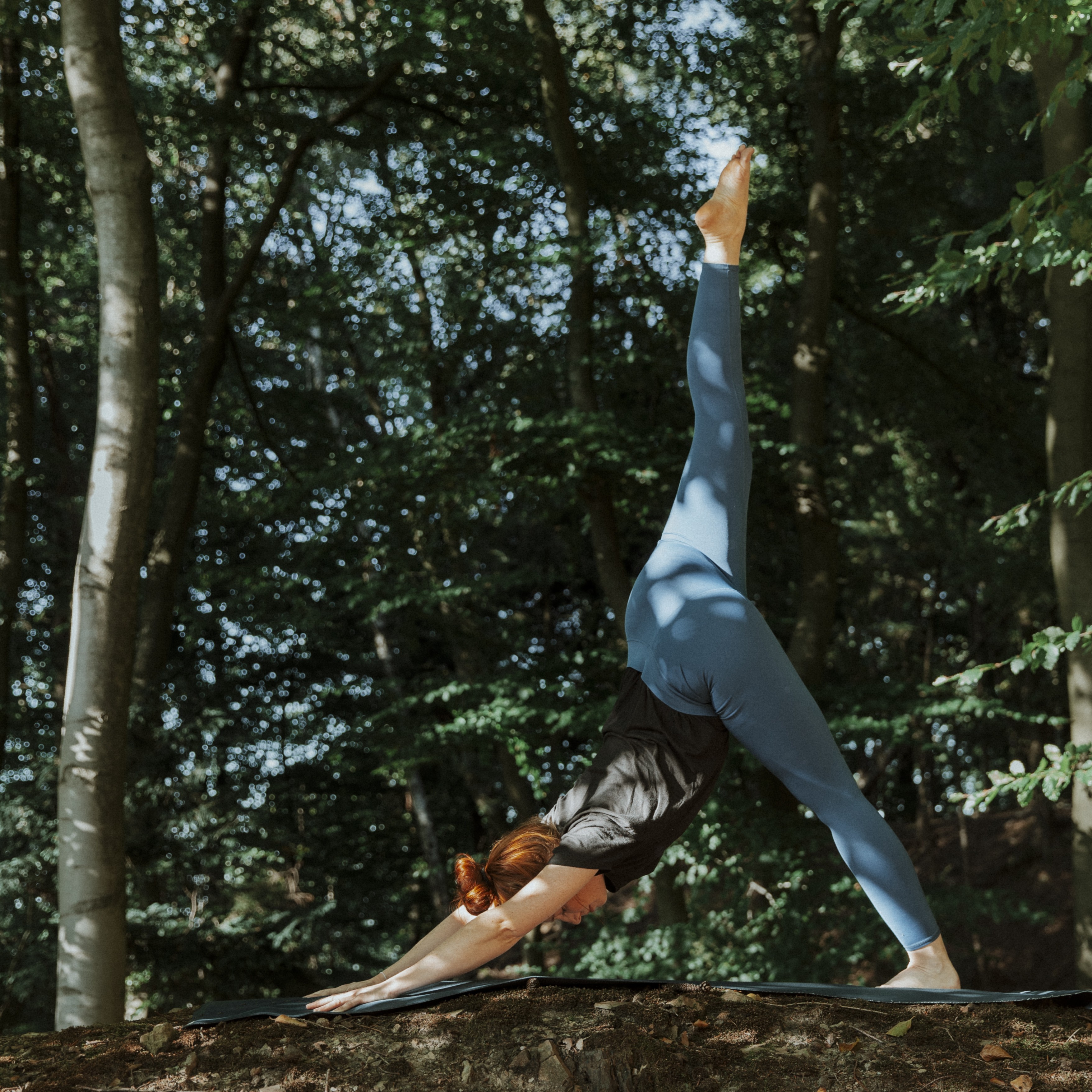 Yoga im Wald